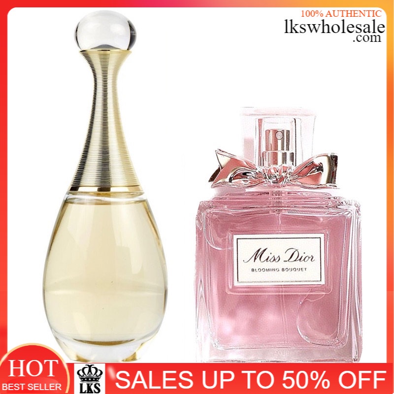 Combo Set Jadore EDP &amp; Miss Dior Blooming Bouquet EDT 100ML For Women Perfume Gift