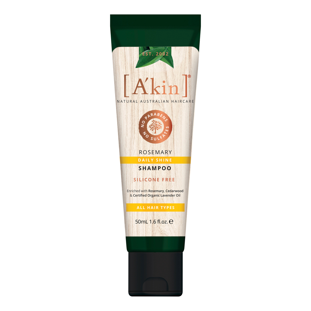 NOT FOR SALE: A'kin 50ml Silicon Free Daily Shine Shampoo (All Hair &amp; Scalp) - Rosemary AK0084